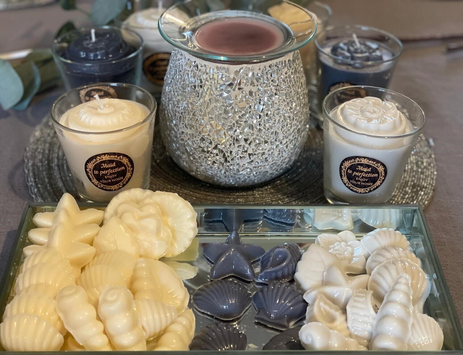Selection of candle toppings