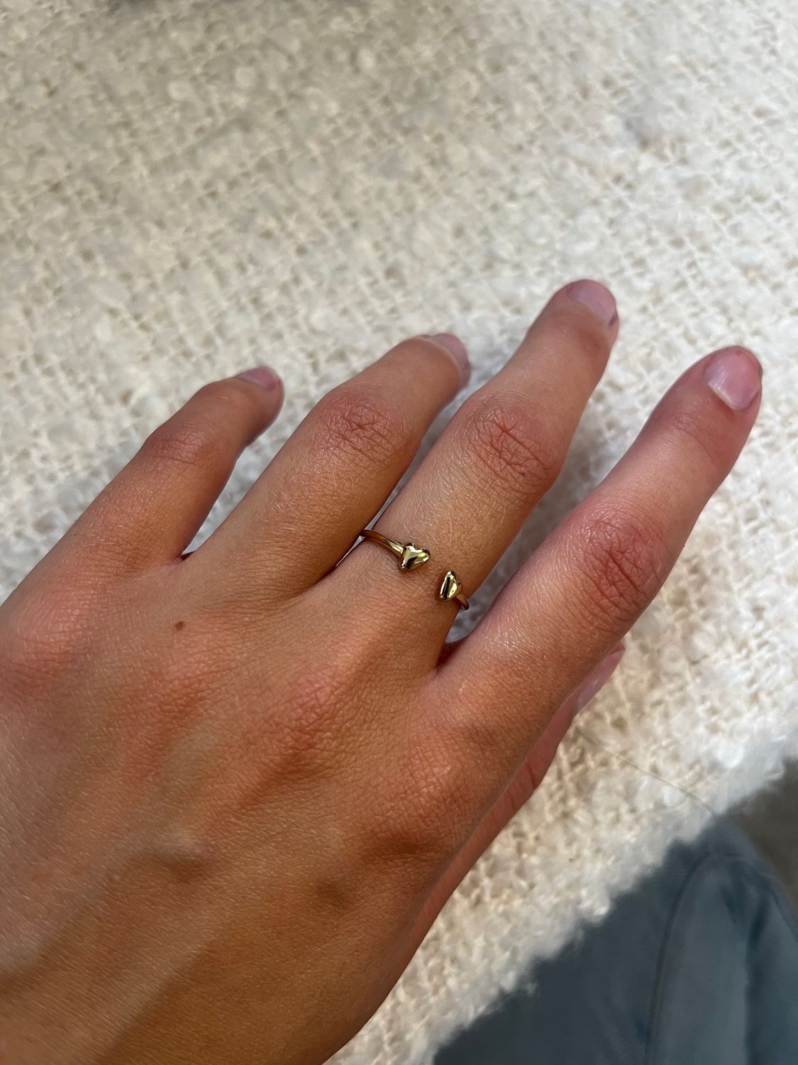 Small hearts ring