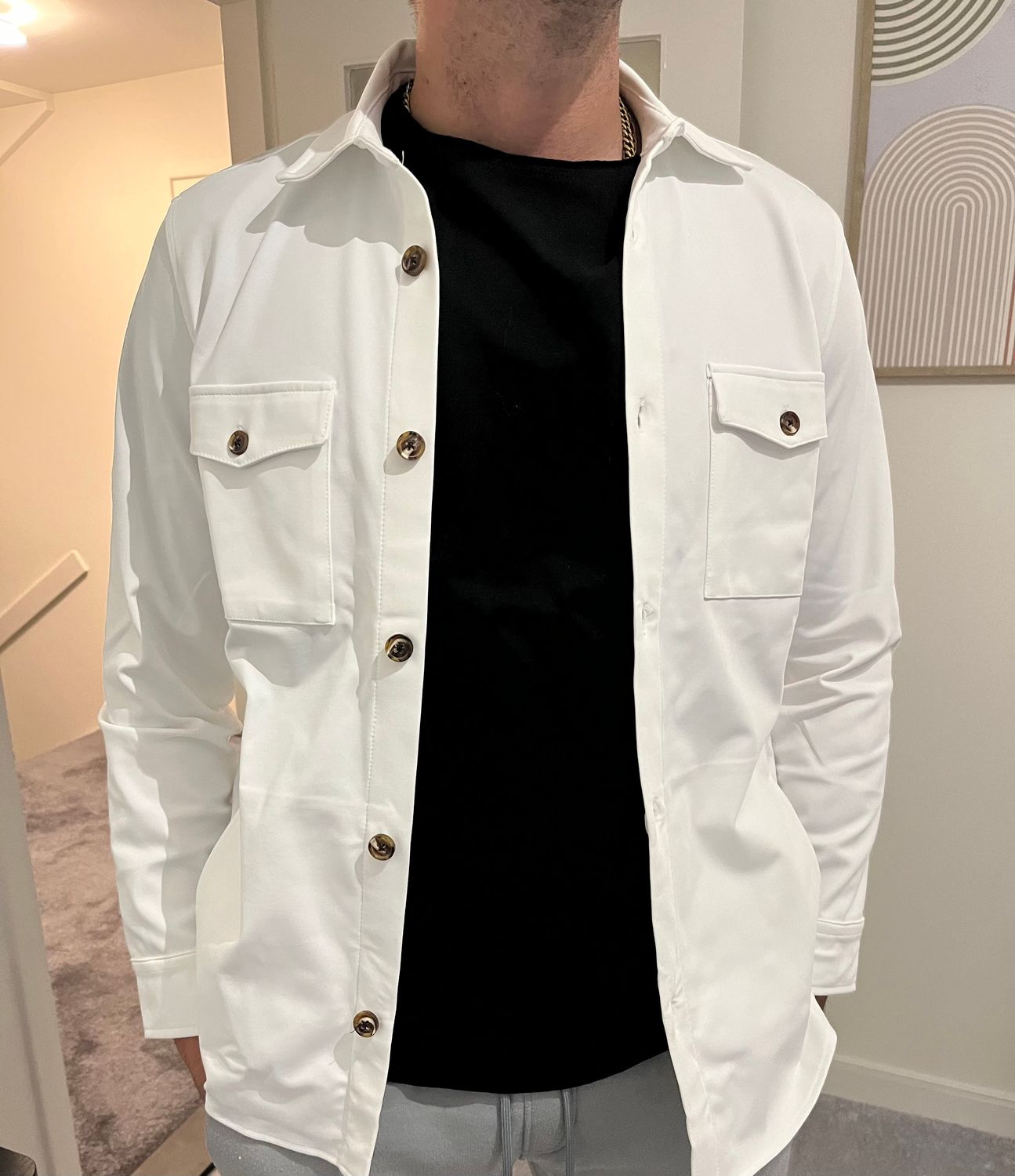 White jacket