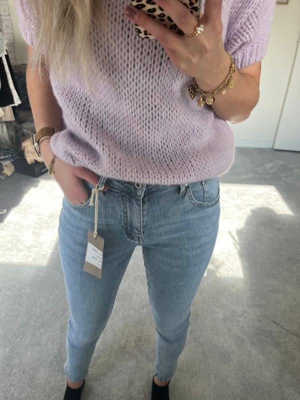 Blue wash skinny