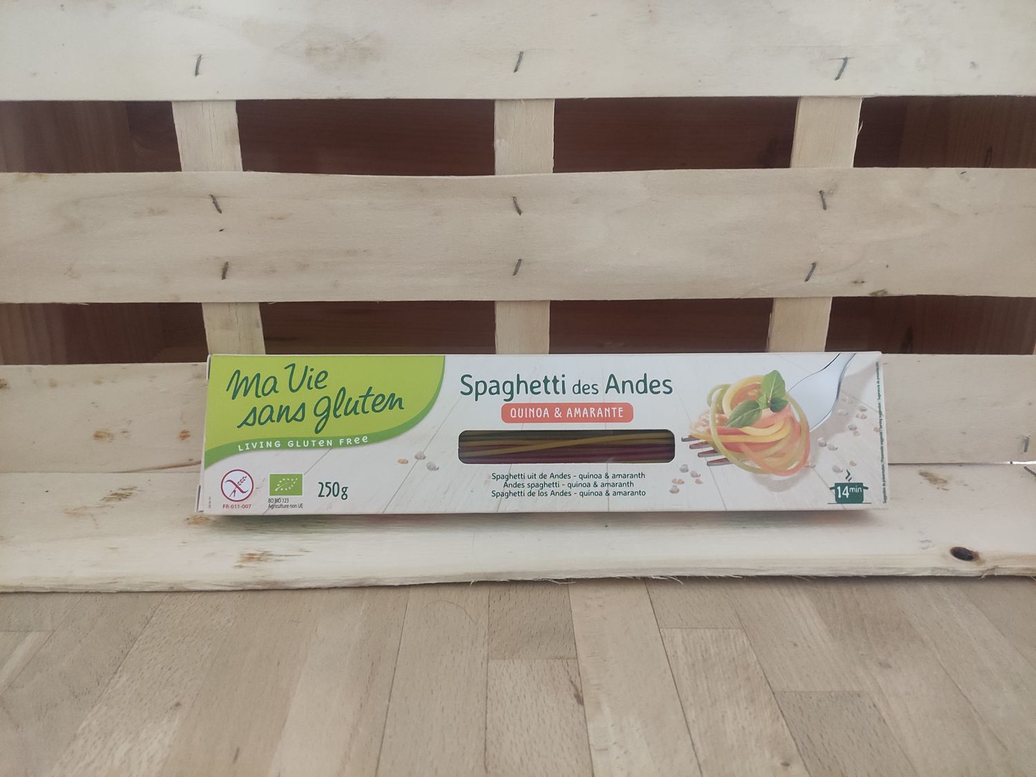 Pâtes Spaghetti des Andes Quinoa &amp; Amarante