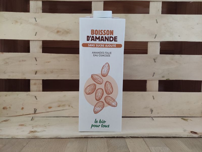Boisson végétale Amande sans sucre ajouté 1 L