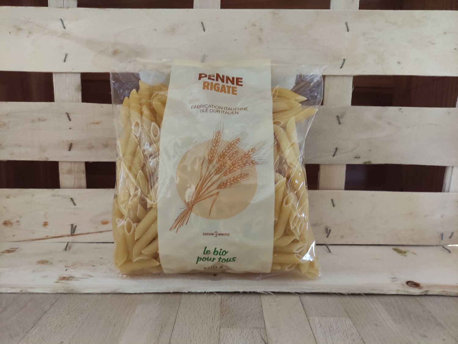Pâtes Penne Rigate Blanc