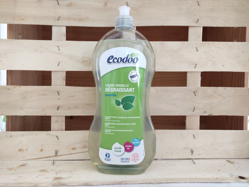 Liquide vaisselle dégraissant menthe 1L
