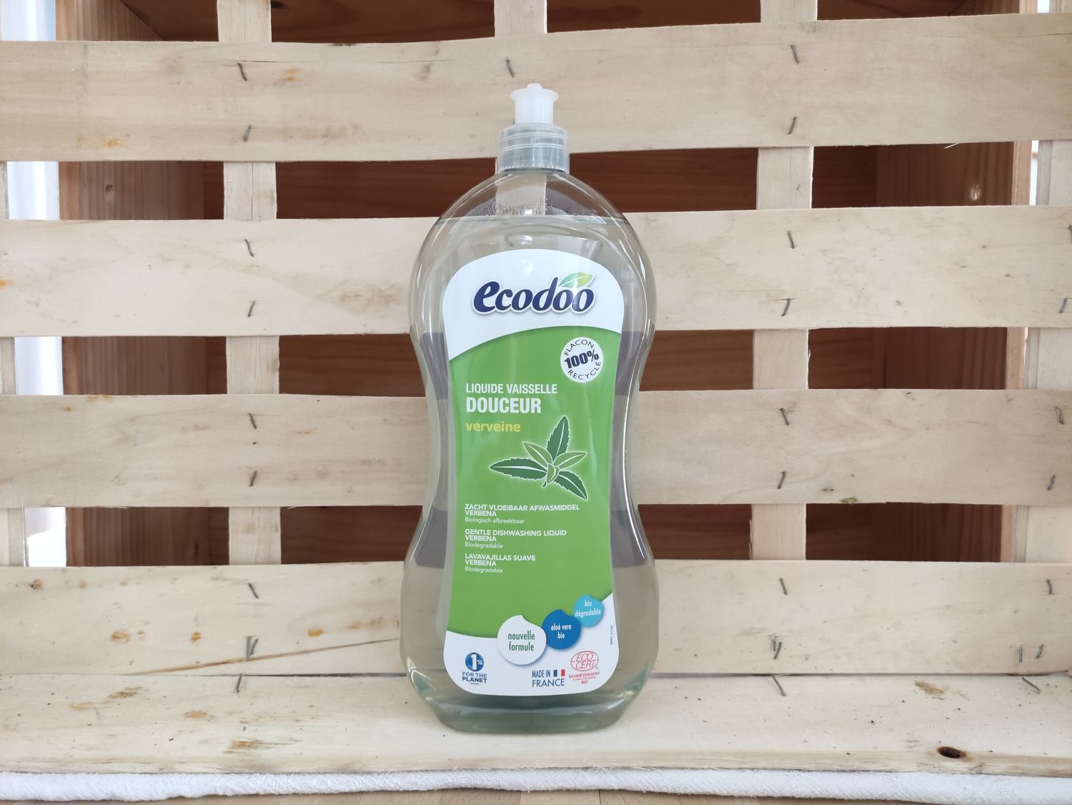 Liquide vaisselle douceur verveine 1L