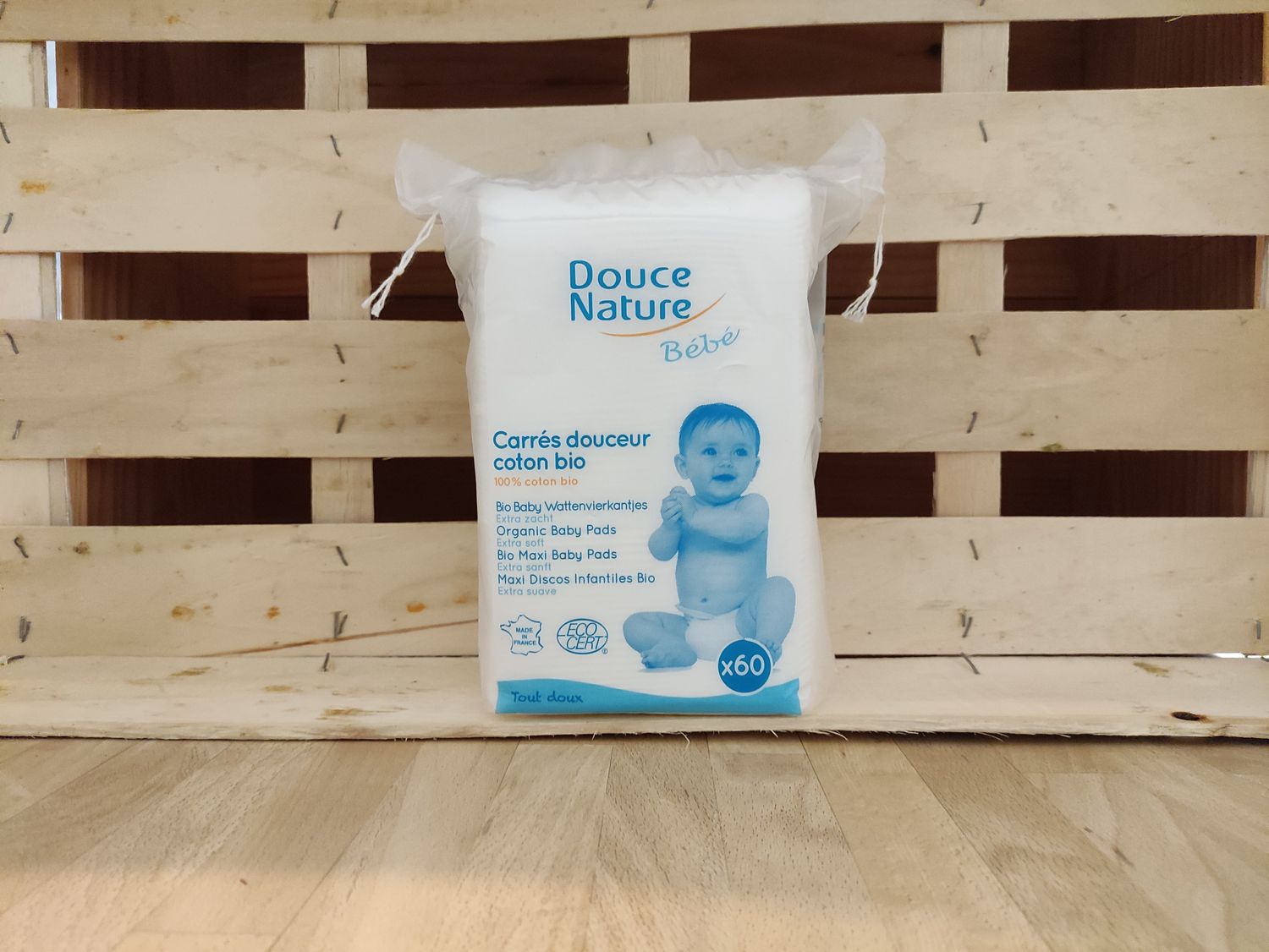 Carrés douceur coton bio bébé