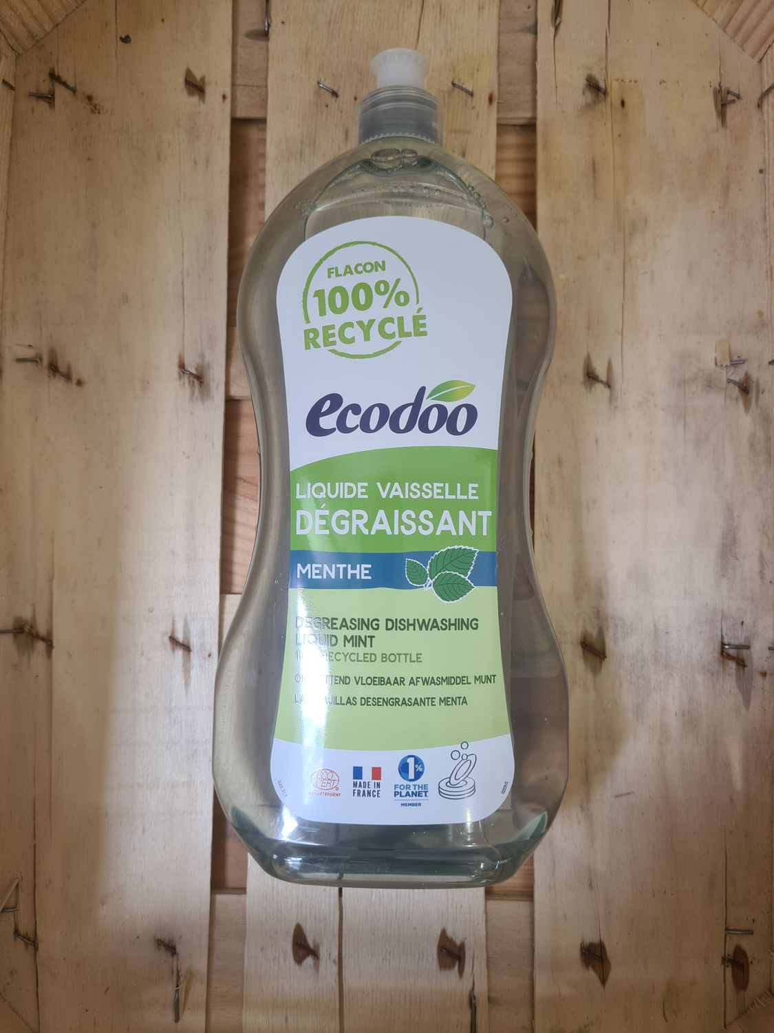 Liquide vaisselle dégraissant menthe