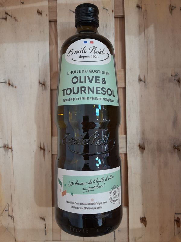 Huile Olive &amp; Tournesol  1L