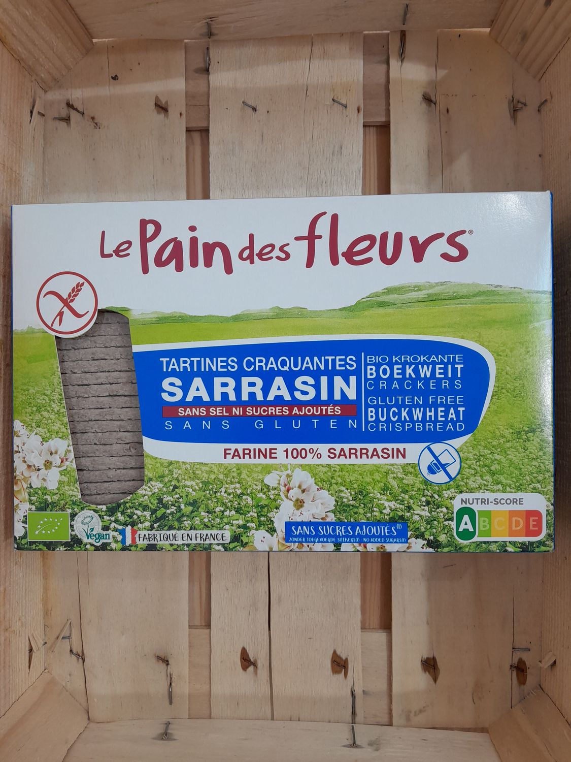 Tartines craquantes Sarrasin sans sel et sucres ajoutés