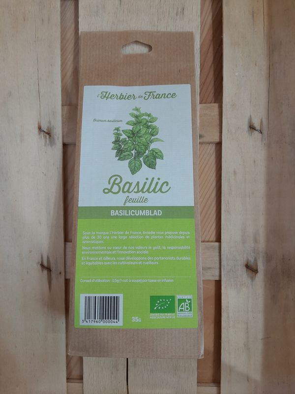 Basilic bio (feuille)