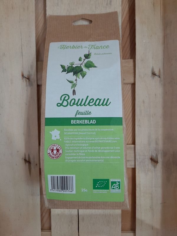 Bouleau bio (feuille)