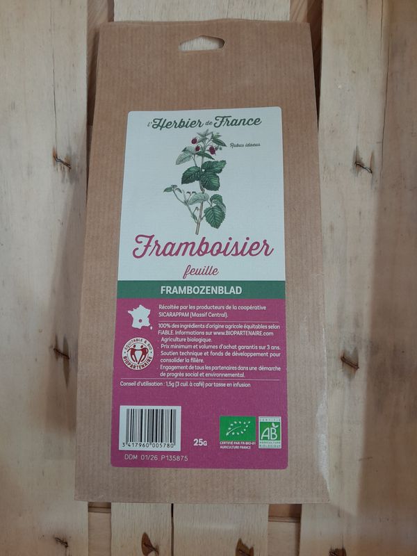 Framboisier bio (feuille)