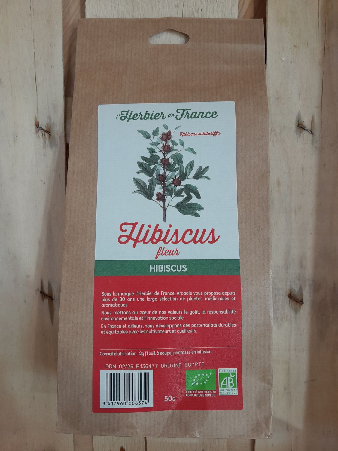 Hibiscus bio (fleur)