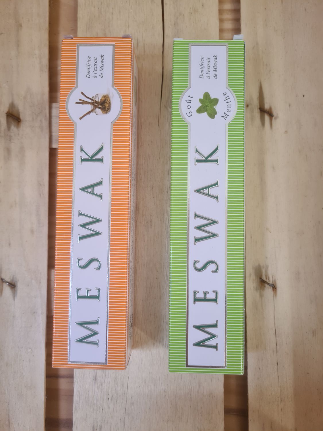 Dentifrice Ayurvédique Meswak nature ou menthe