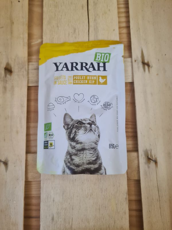 Filets en sauce pour Chats - Poulet bio