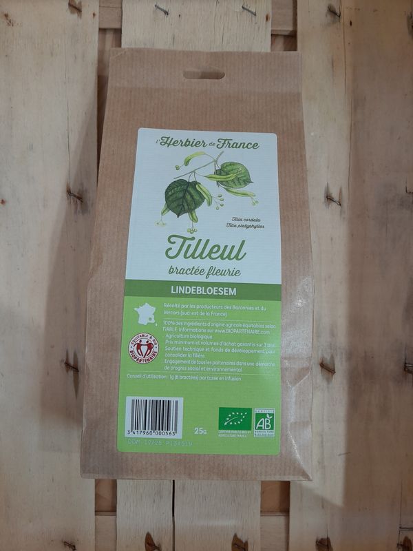 Tilleul bio (bractée fleurie)