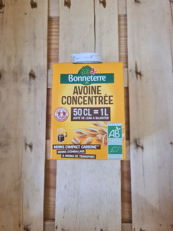 Boisson végétale Avoine concentrée 50 CL