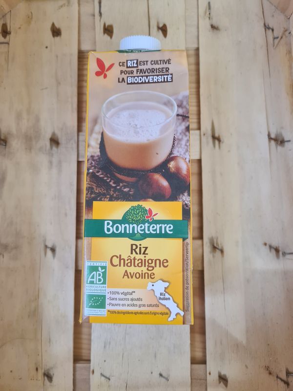 Boisson végétale Riz châtaigne avoine 1 L