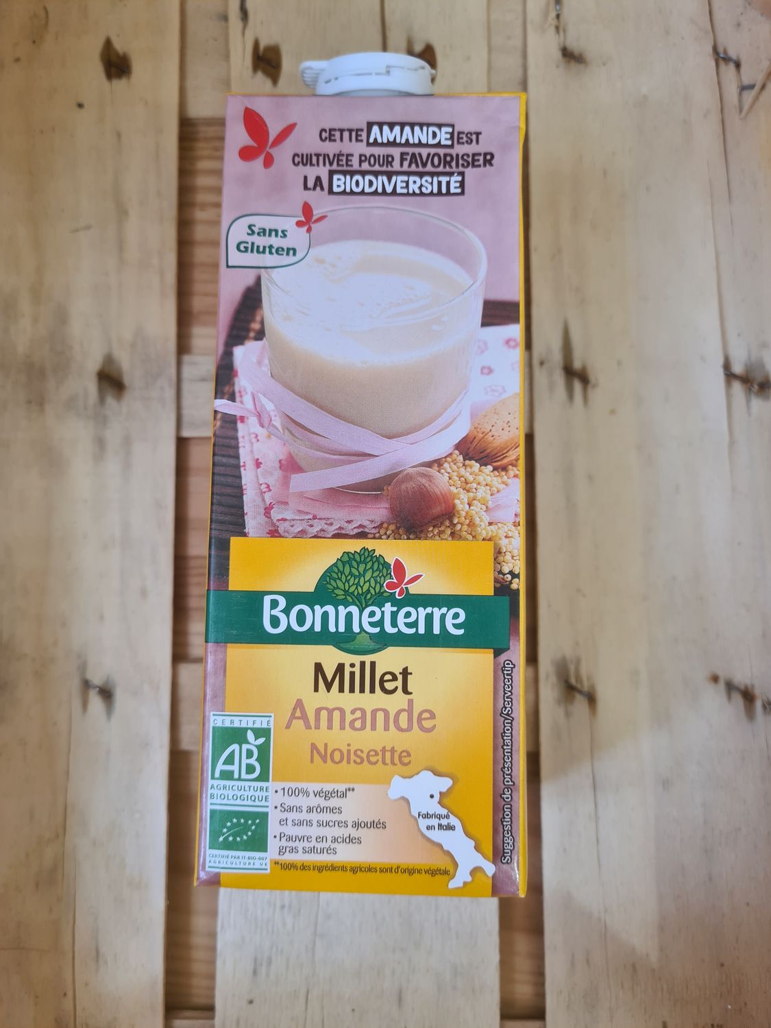 Boisson végétale Millet amande noisette 1 L