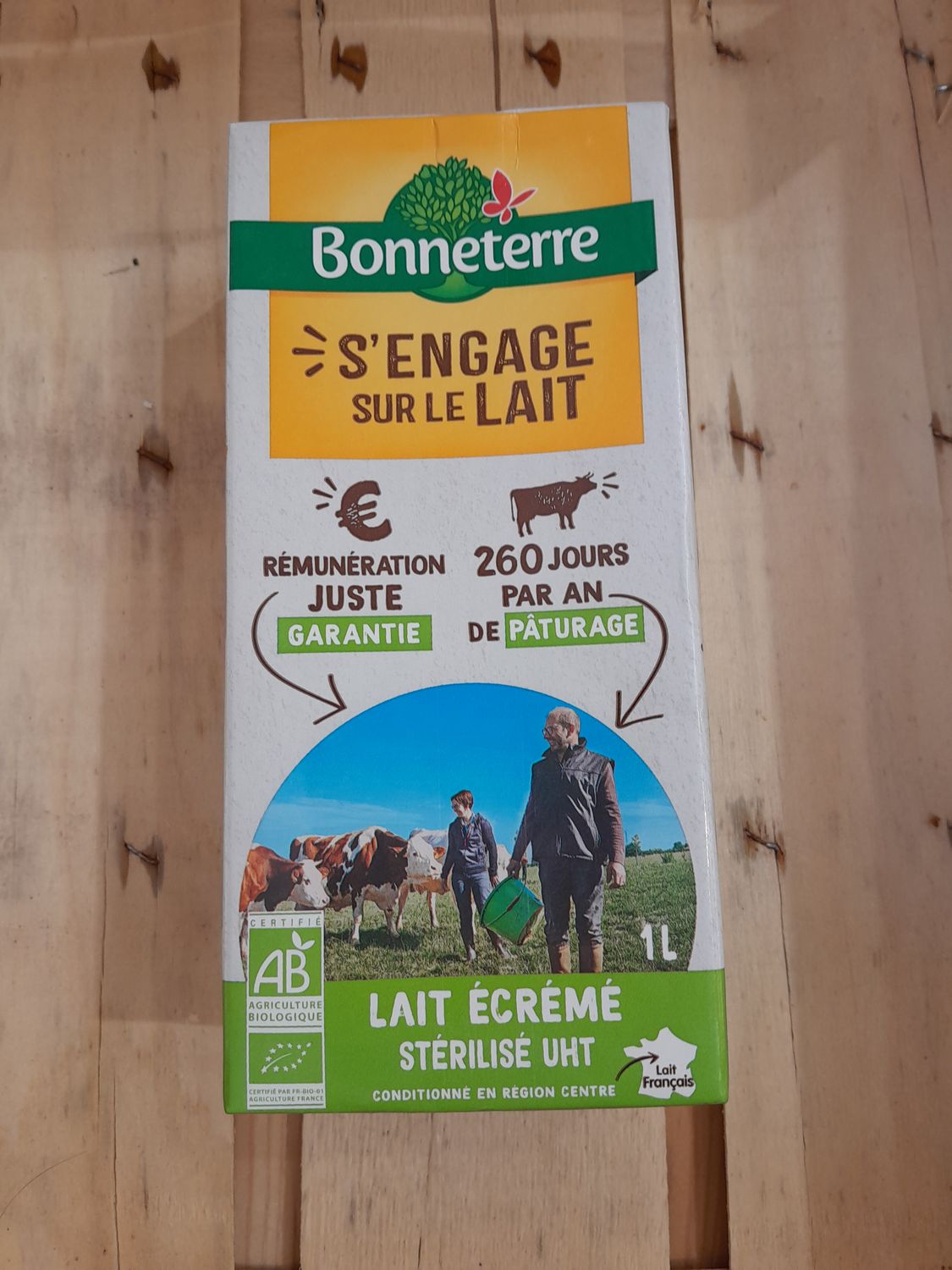 Lait Ecrémé 1 L
