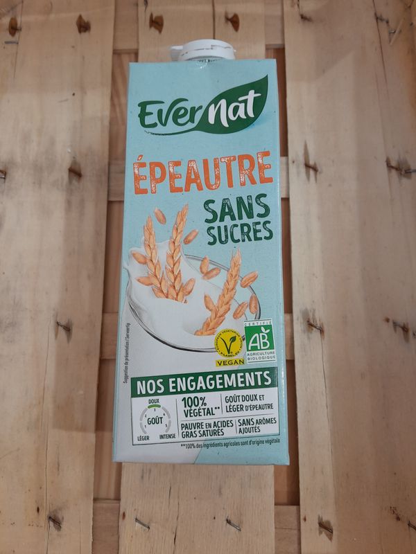 Boisson végétale Epeautre Sans Sucres 1 L