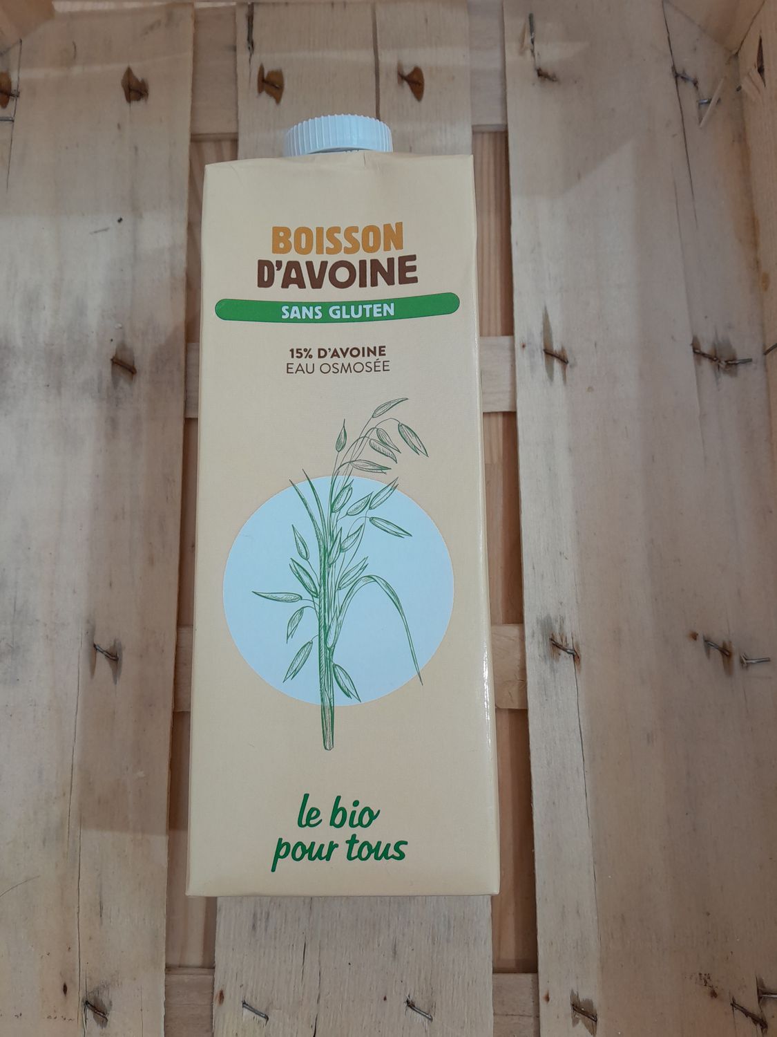 Boisson végétale Avoine sans gluten 1 L