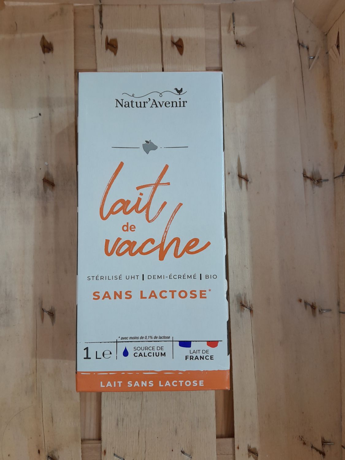 Lait de vache sans lactose 1 L