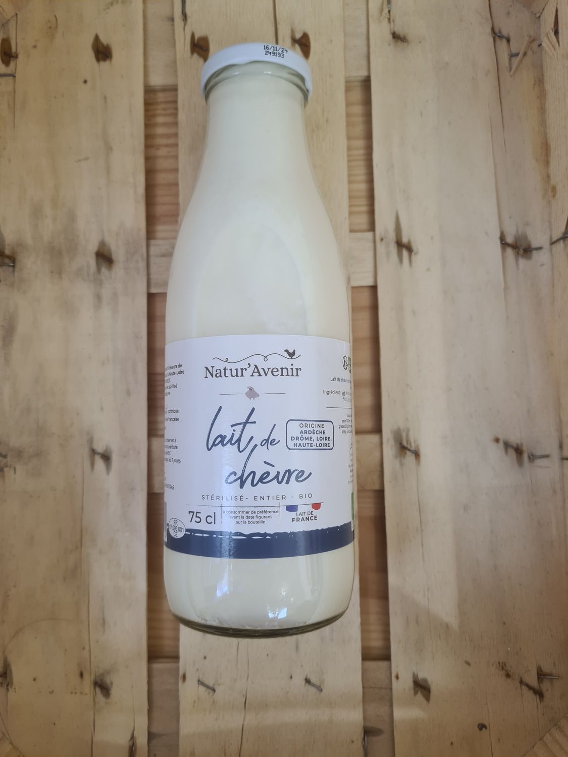 Lait de Chèvre entier 75 Cl