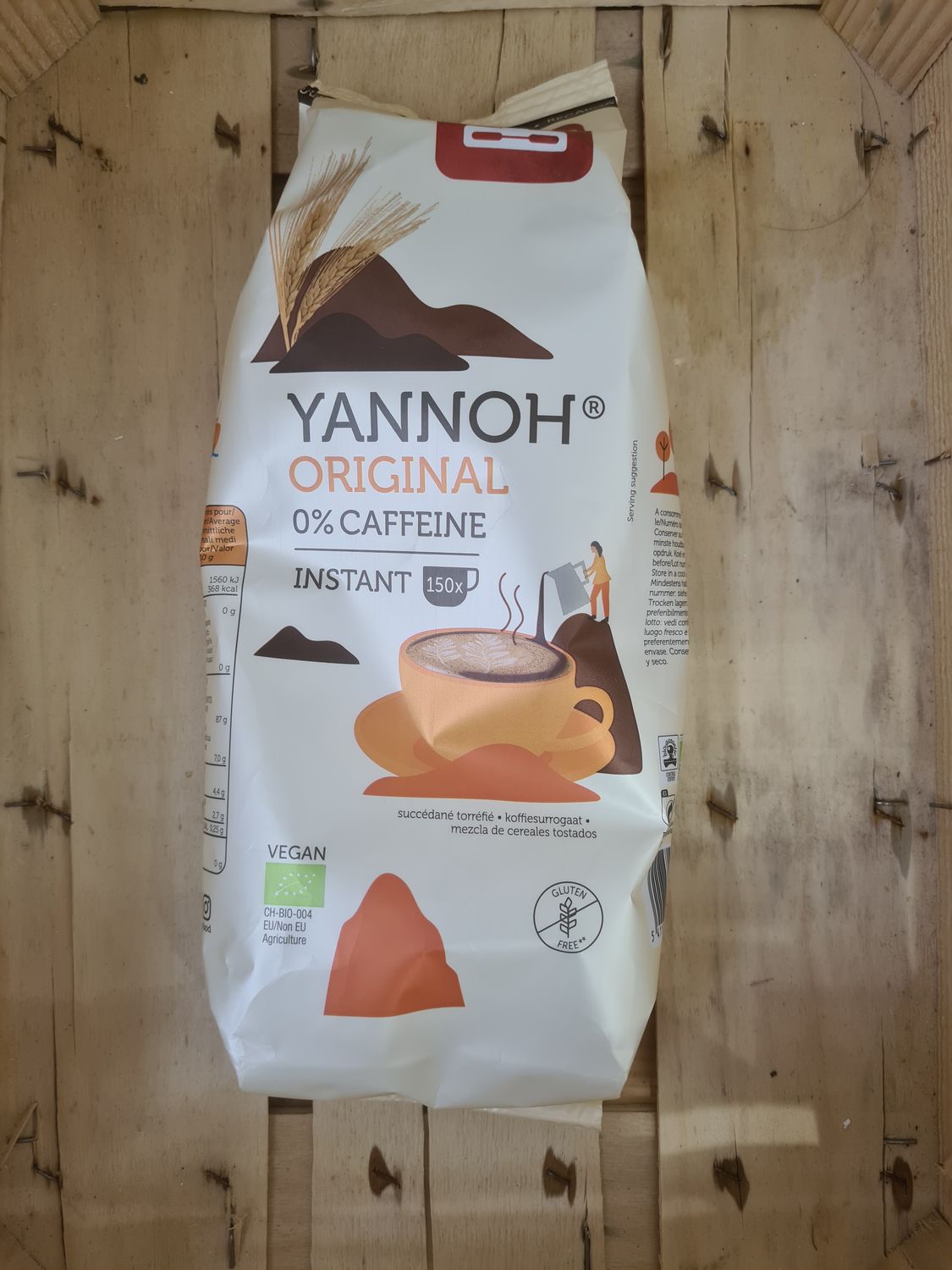 Boisson céréales soluble Bio Yannoh Instant (Recharge)