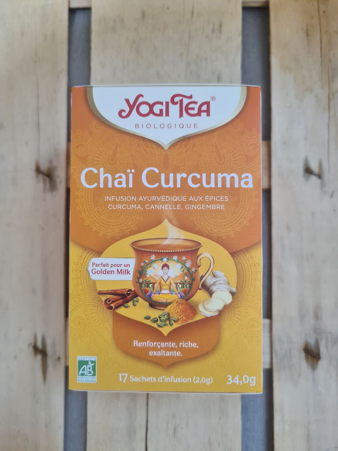 Infusion Chai Curcuma Yogi Tea Bio