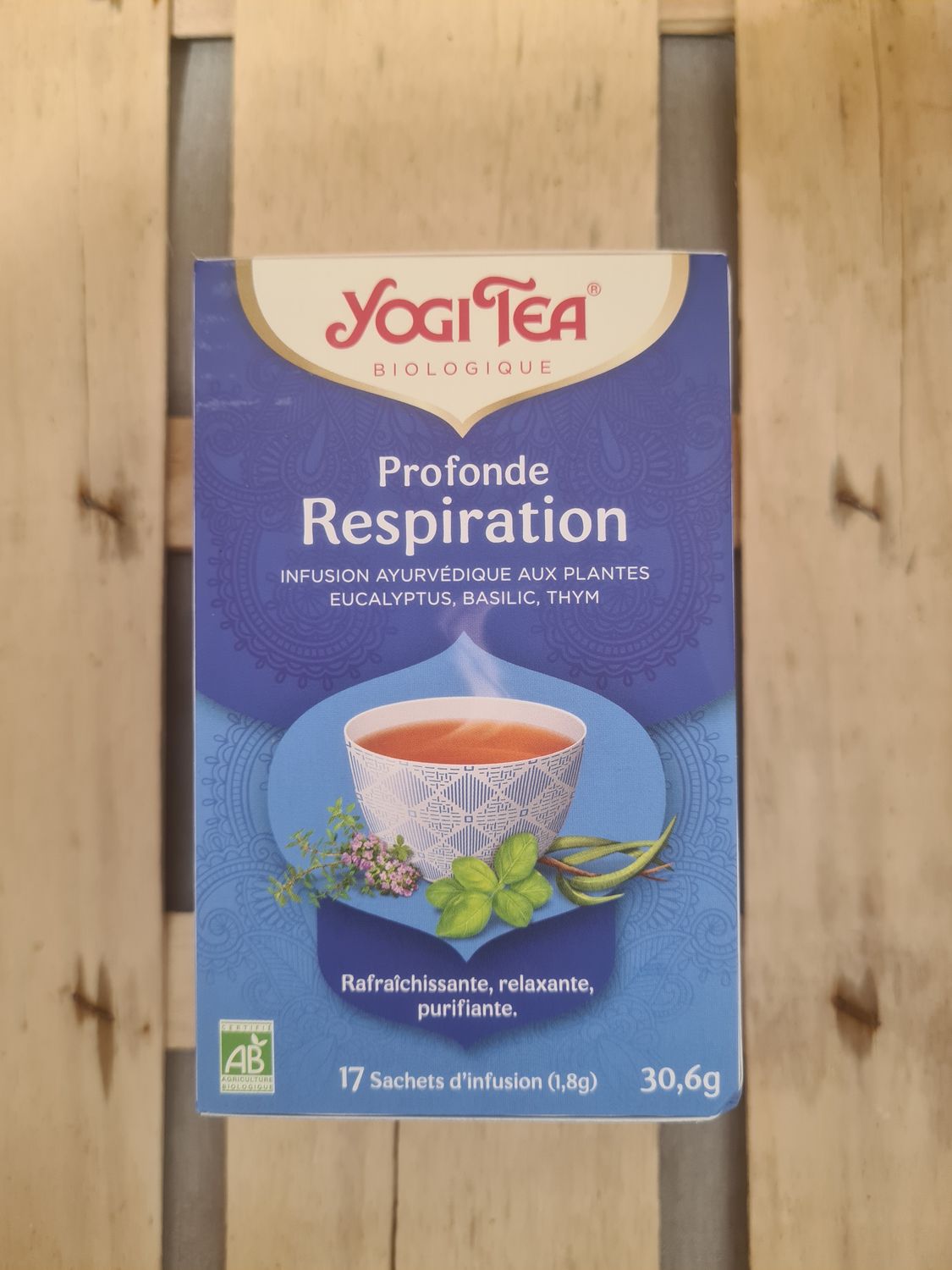 Infusion Profonde Respiration Yogi Tea Bio