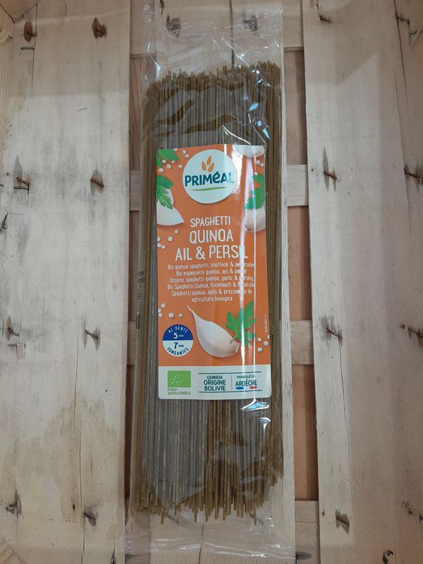 Pâtes Spaghetti Quinoa Ail &amp; Persil Priméal