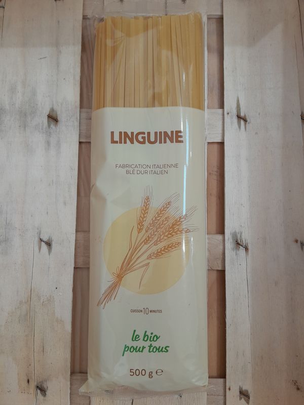 Pâtes Linguine blé dur italien