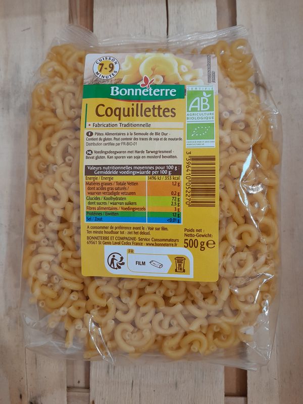 Pâtes Coquillettes Tradition