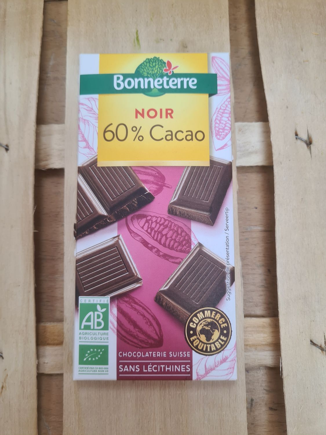 Chocolat Noir 60% Cacao