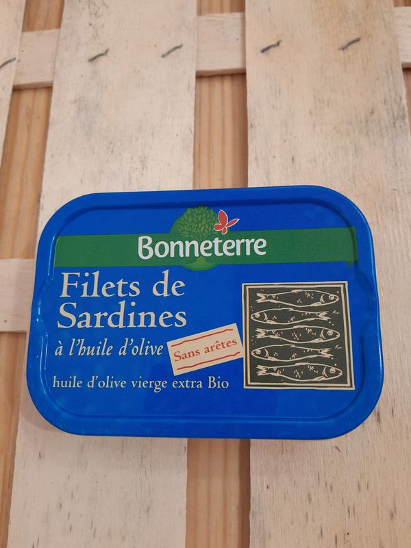 Sardines (Filets) à l&#39;huile d&#39;olive