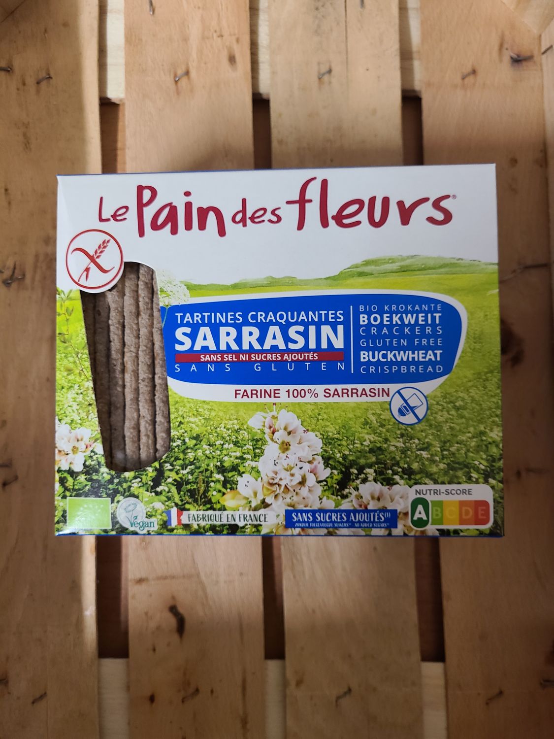 Tartines craquantes Sarrasin sans sel ni sucres ajoutés