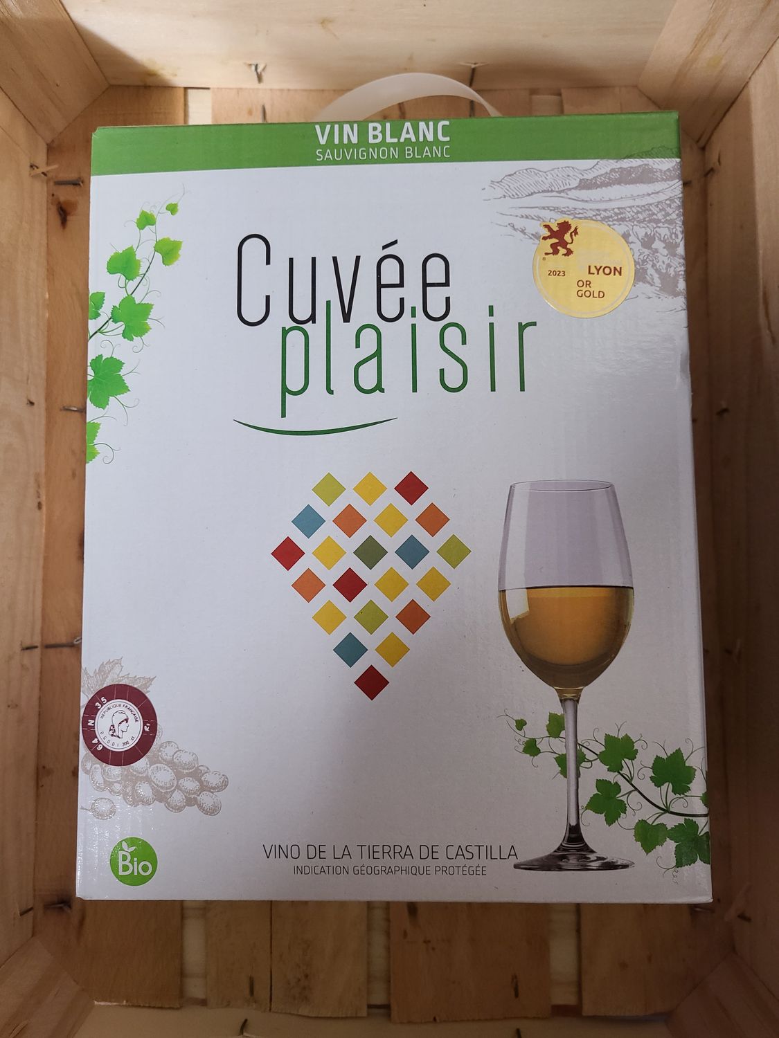 Vin Blanc Cuvée Plaisir 37,5 cl, 75 cl ou 3 l
