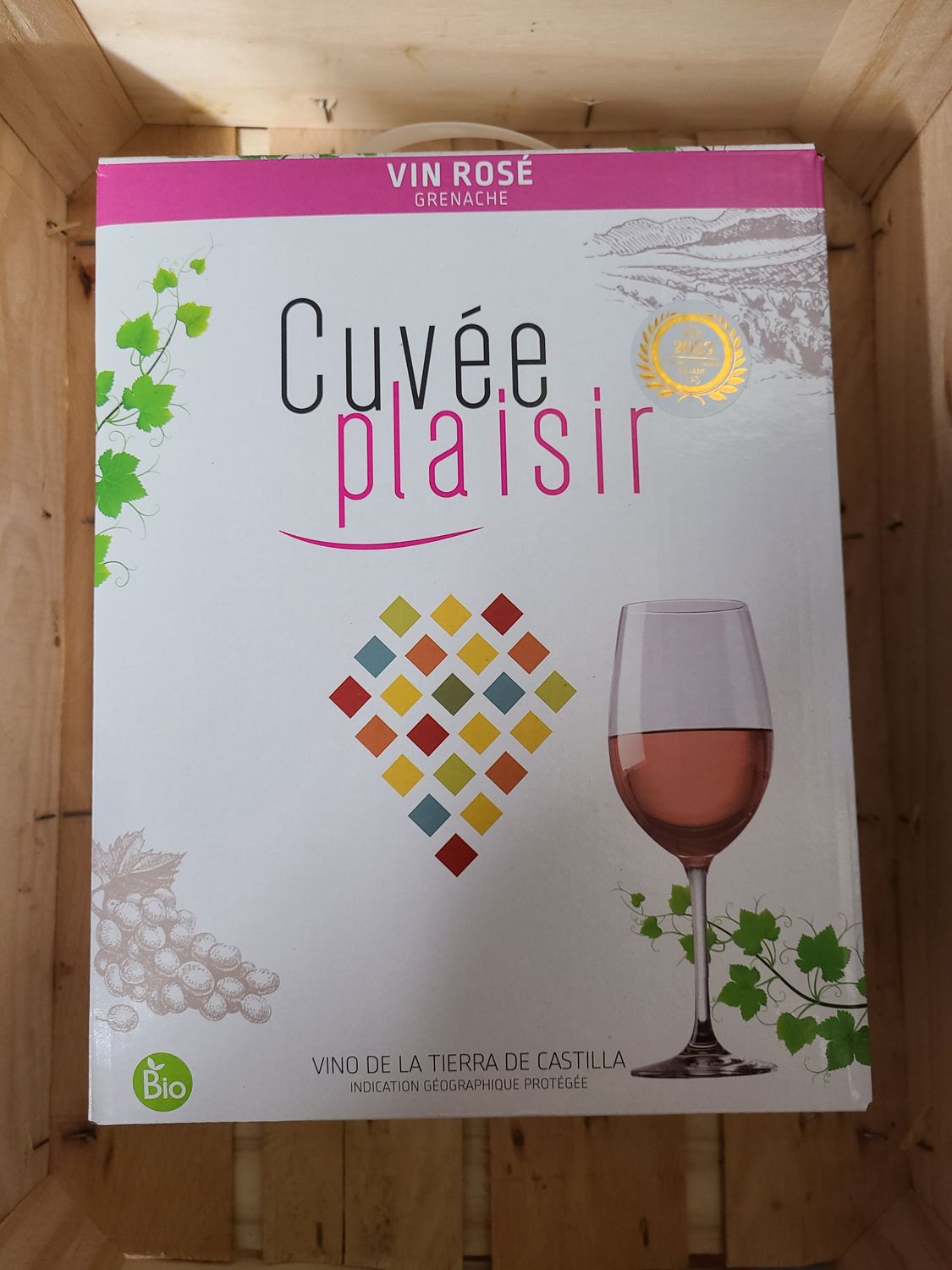 Vin Rosé Cuvée Plaisir 75 cl ou 3 l
