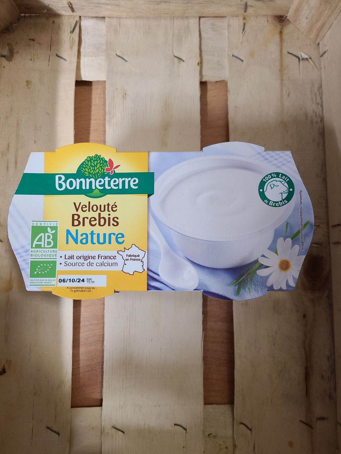 Yaourt Velouté Brebis Nature x4