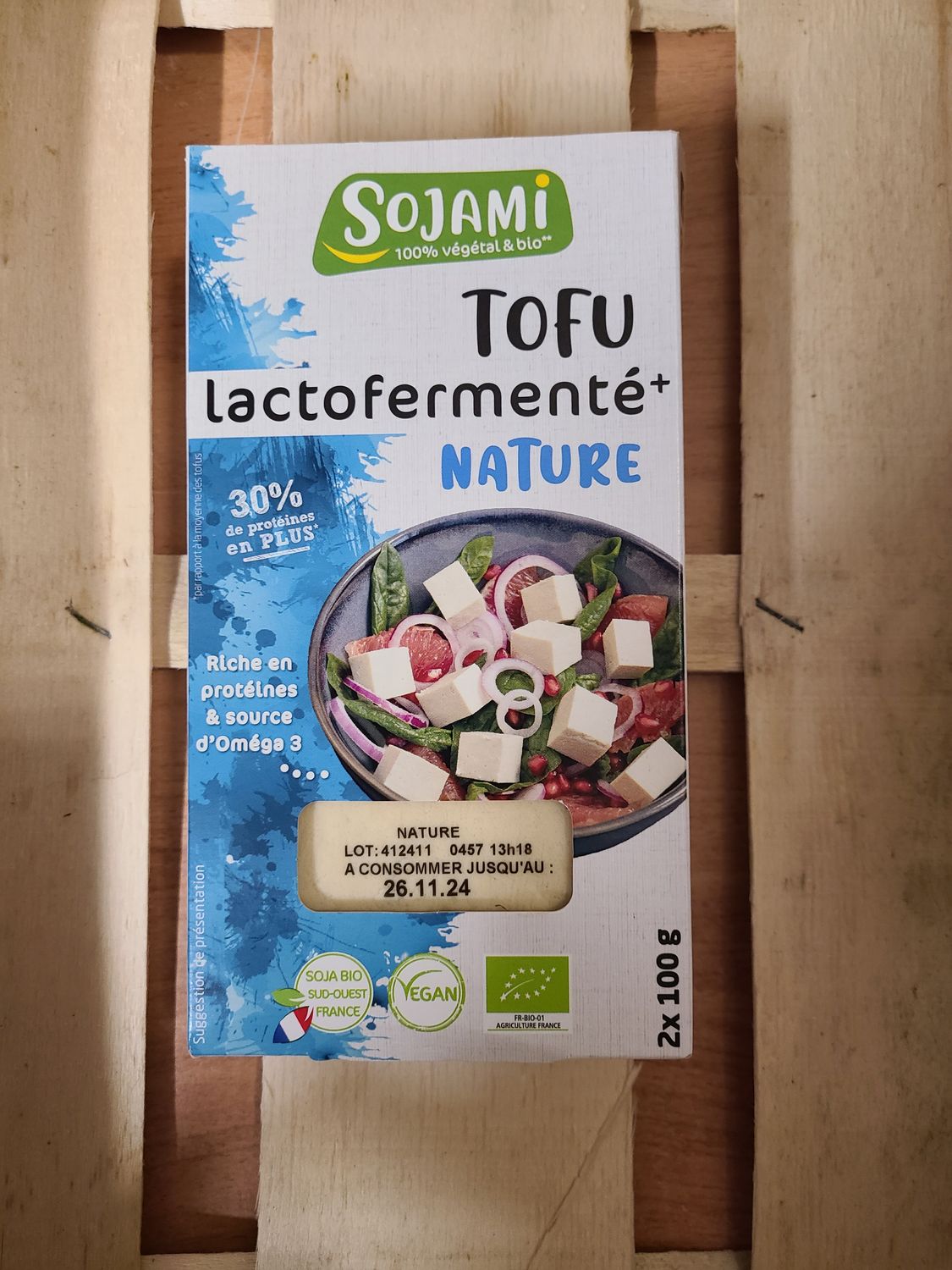 Tofu Lactofermenté Nature 2x 100 g