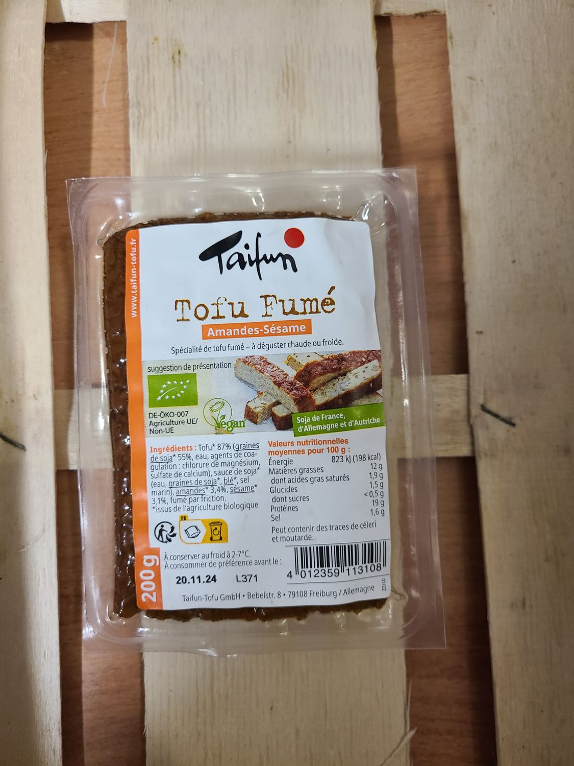 Tofu Fumé Amandes Sésame 200 g