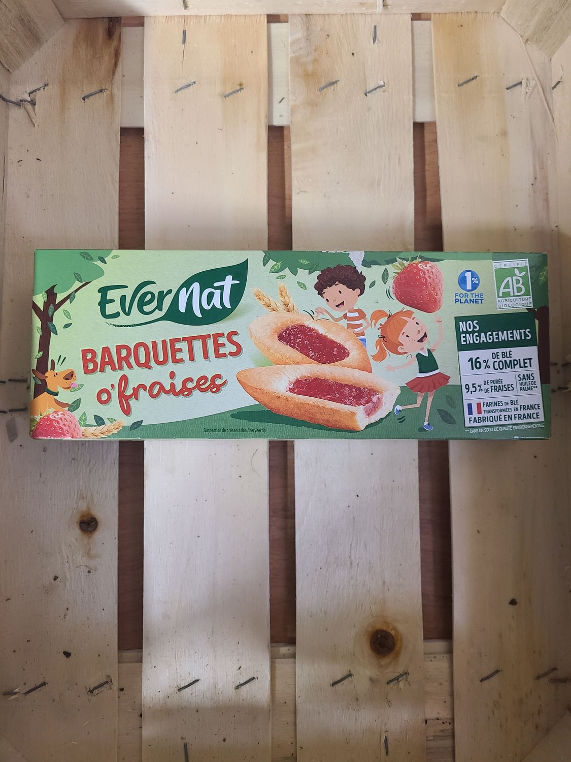 Biscuits Barquettes à la Fraise