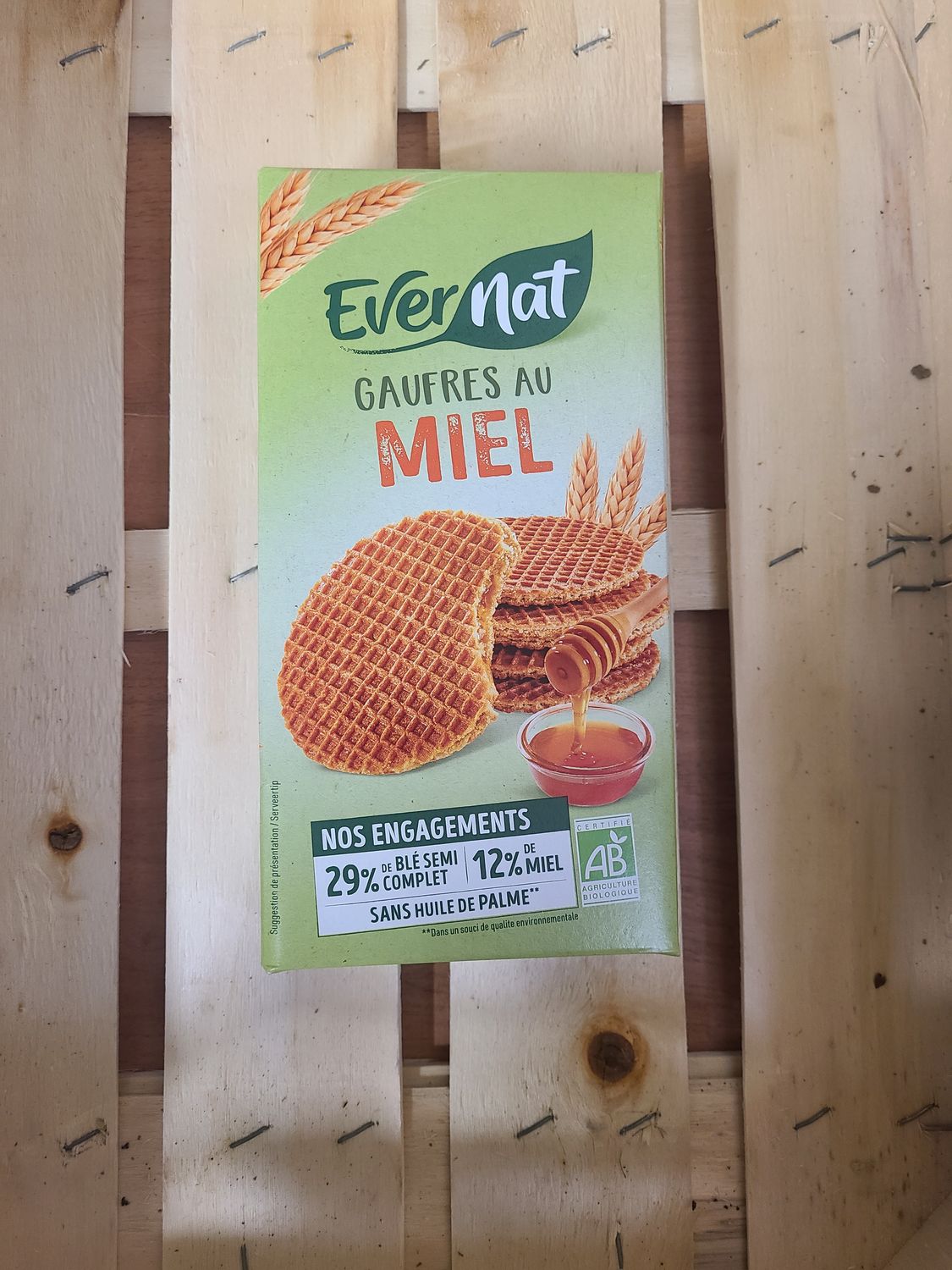 Biscuits Gaufres au Miel