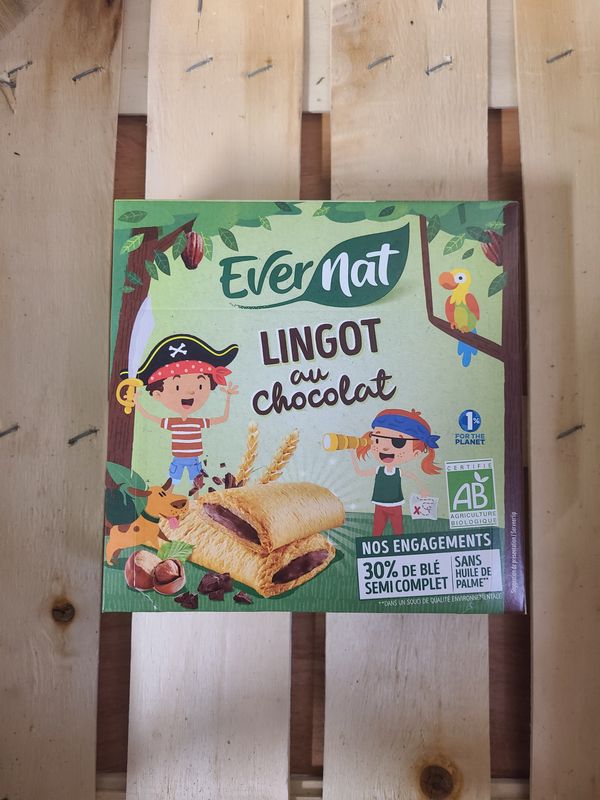 Biscuits Lingot au Chocolat
