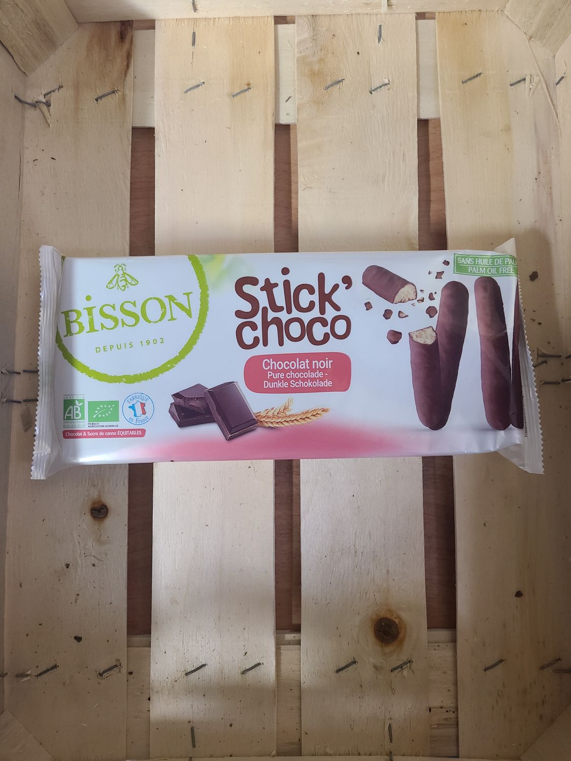 Biscuits Stick Chocolat Noir