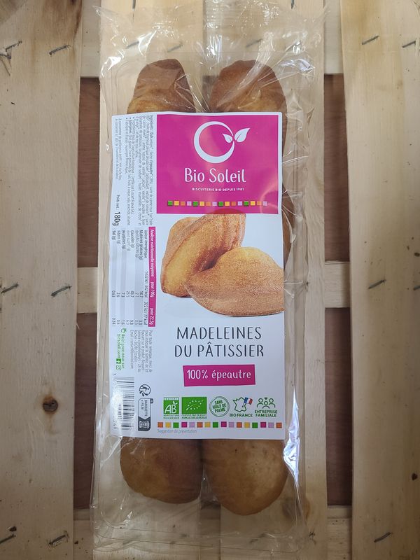 Biscuits Madeleines du Pâtissier à l&#39;Epeautre