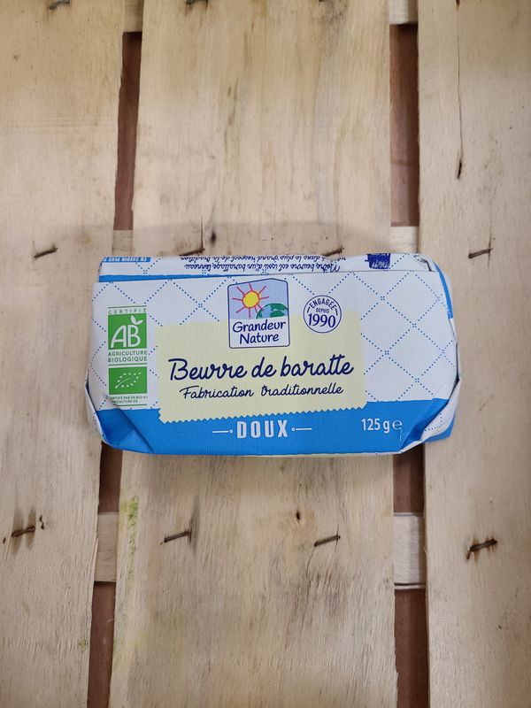 Beurre de baratte doux