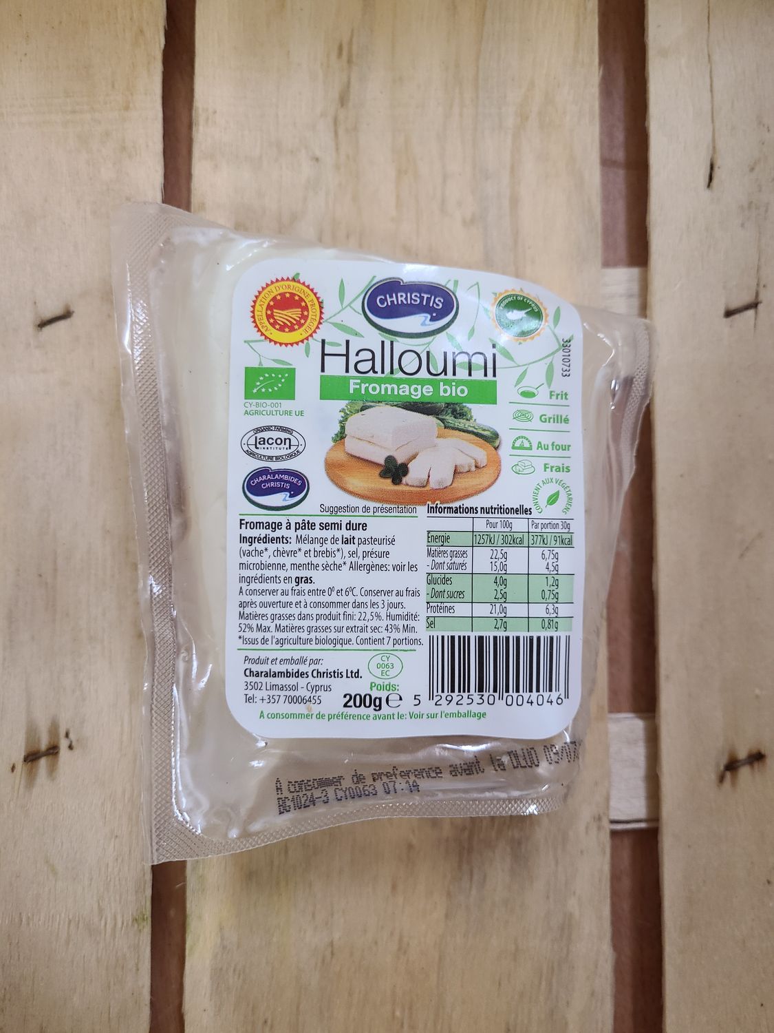 Fromage Halloumi Bio