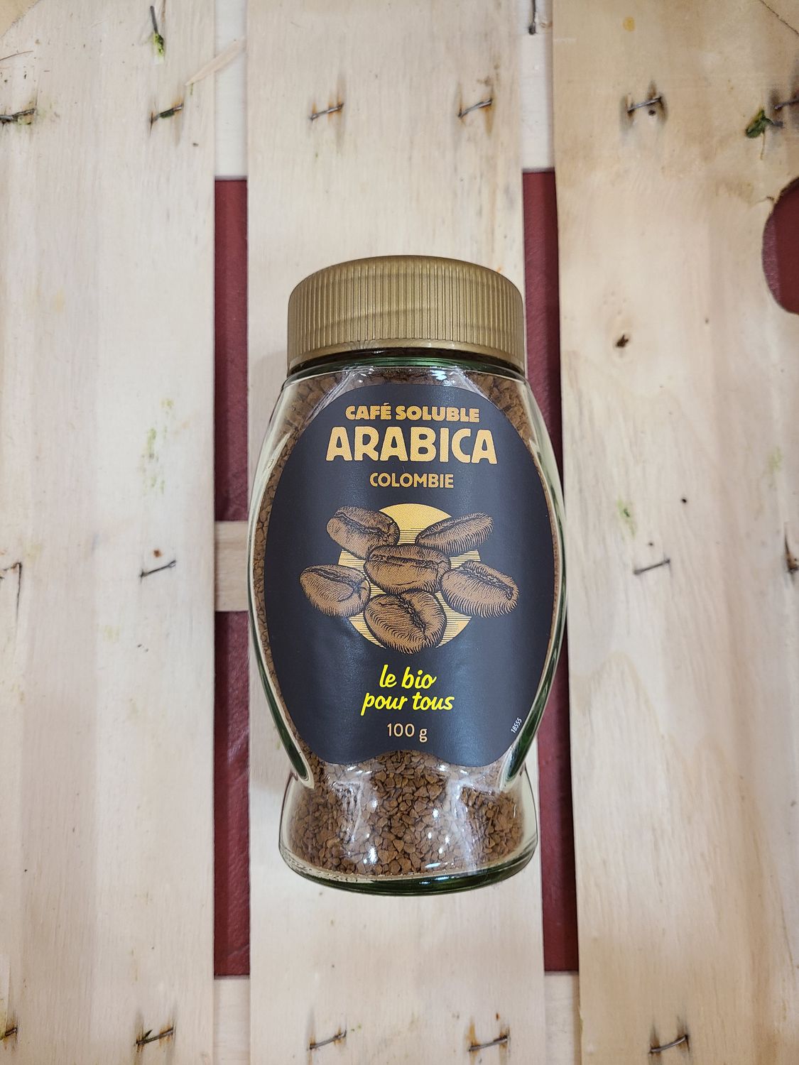 Café SOLUBLE Arabica Colombie